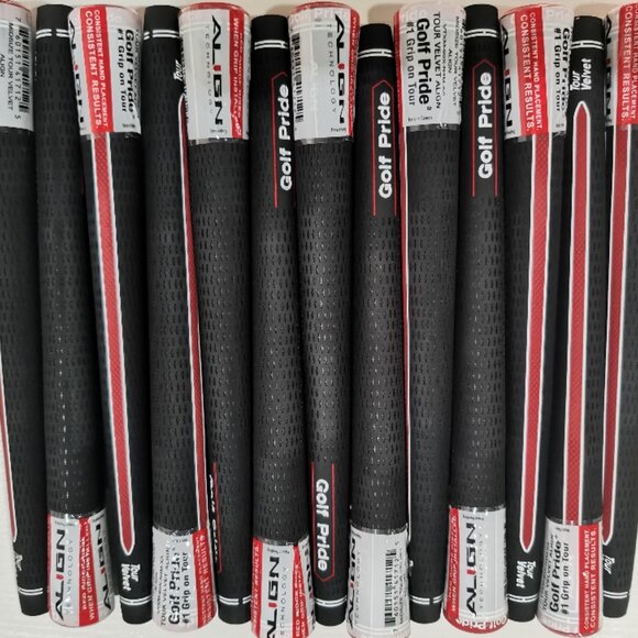 New 13 Pcs Golf Pride Grips Set Tour Velvet Align Midsize Golf Grips For Sports - Picture 2 of 5